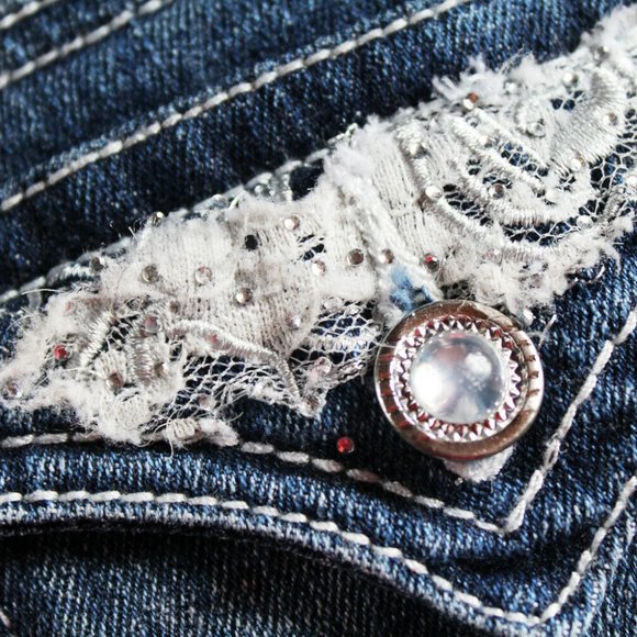 Zenim Denim Jr/ Misses Capri Jean Size 0 - Picture 5 of 13